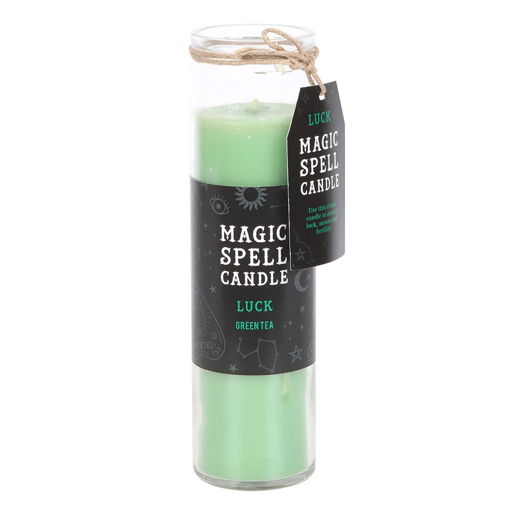 Something Different - Luck Green Tea Magic Spell Tube Bougie Parfumée - Vert